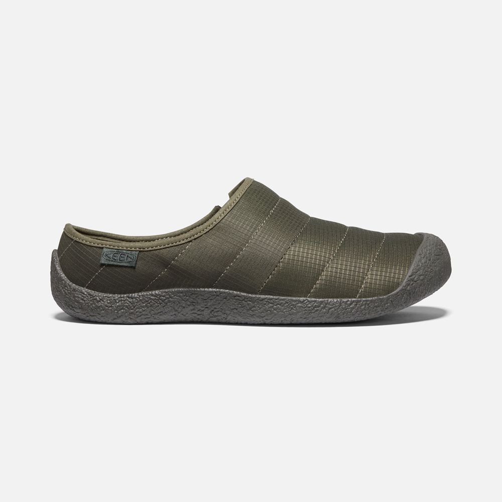 Chaussons Keen Homme Vert Olive | Howser Slide | GSEUT-4013